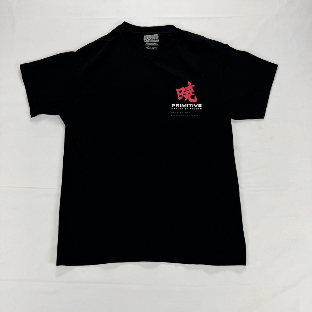 Primitive Naruto Shippuden Itachi Uchiha Anime‎ Graphic T Shirt Skate Black M